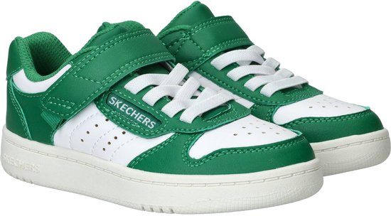 sneakers, groen, kluissluiting, wit zool, kinder schoen