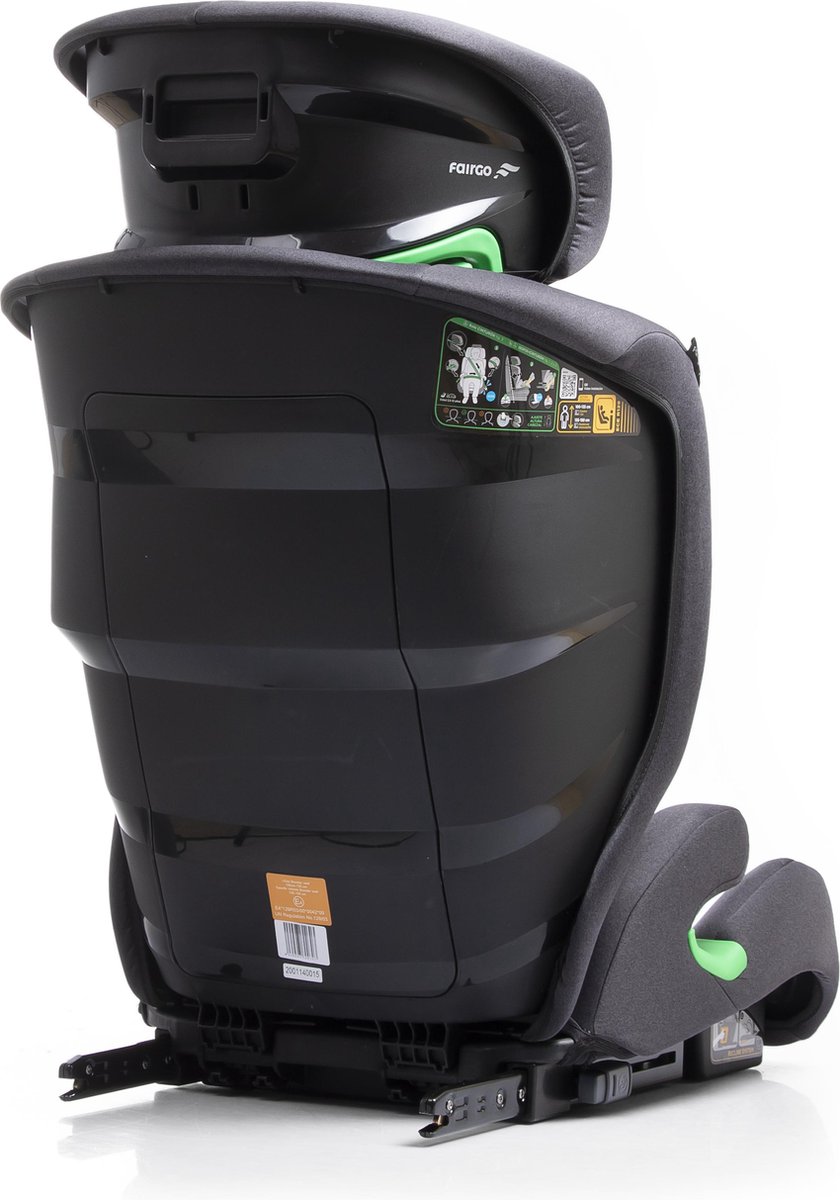 Babyauto autostoel Fairgo Raga I-size black/melange FG 100 tot 150 cm, 15 tot 36 kg