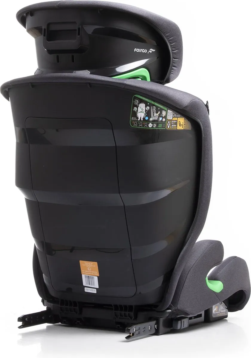 Babyauto autostoel Fairgo Raga I-size black/melange FG 100 tot 150 cm, 15 tot 36 kg