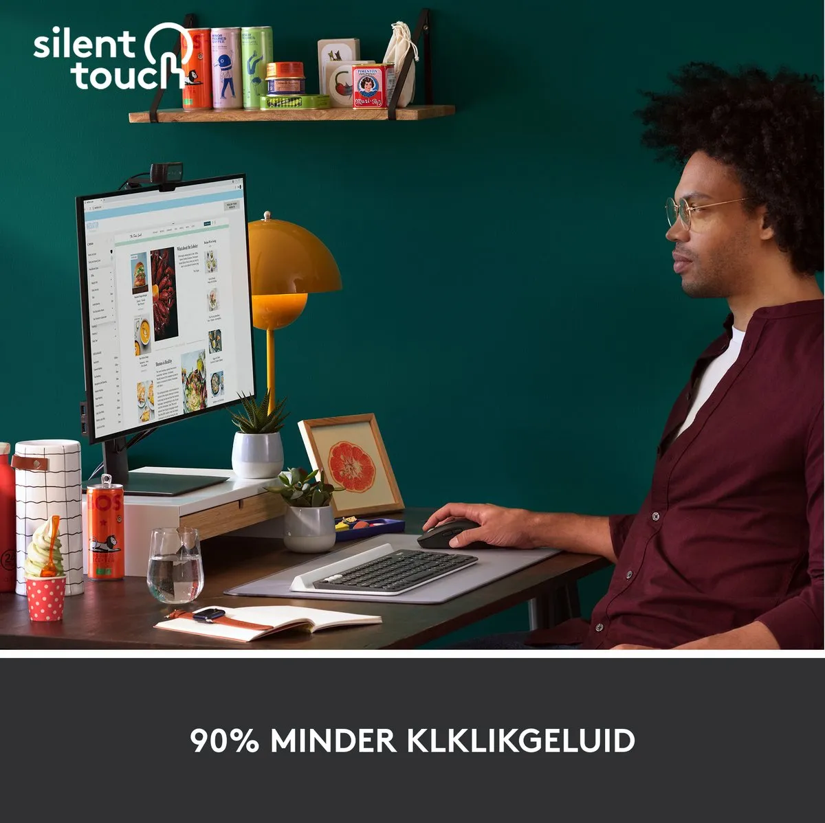 Logitech Signature M650 - Draadloze Muis - Graphite
