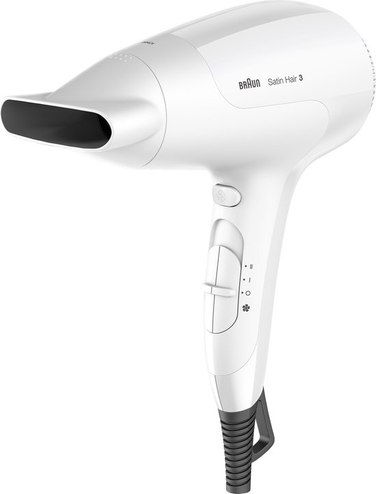 Braun Satin Hair 3 Power Perfection BRHD380E Föhn - 3 temperaturen - 2 snelheden - Extra licht - Coo