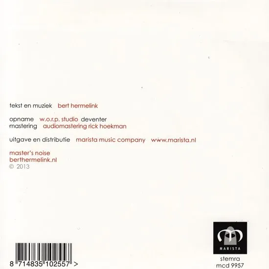 Bert Hermelink - Fijne Dagen (CD)