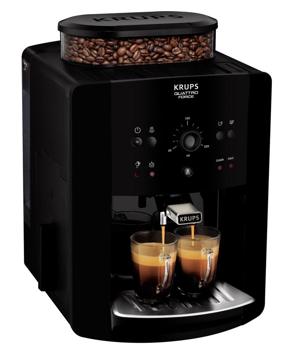 Krups Arabica Picto EA8110 - Volautomatische Espressomachine - Compact - Voor Espresso & Koffiespecialiteiten
