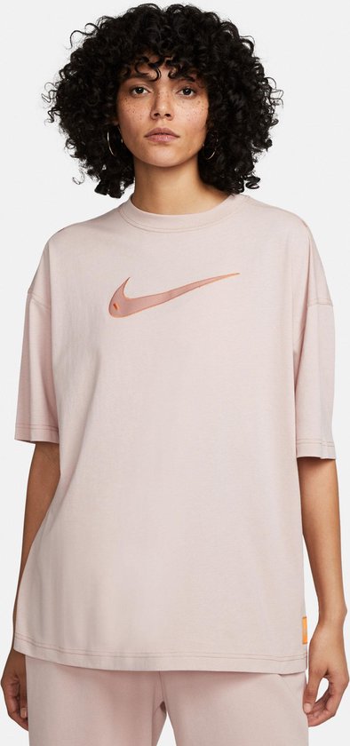 Nike - Maat S -  Sportswear Swoosh Dames T-shirt