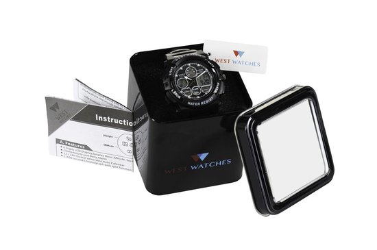 West Watches multifunctioneel kinder tiener sport horloge model Rock - Chronograaf – Shockproof - Di