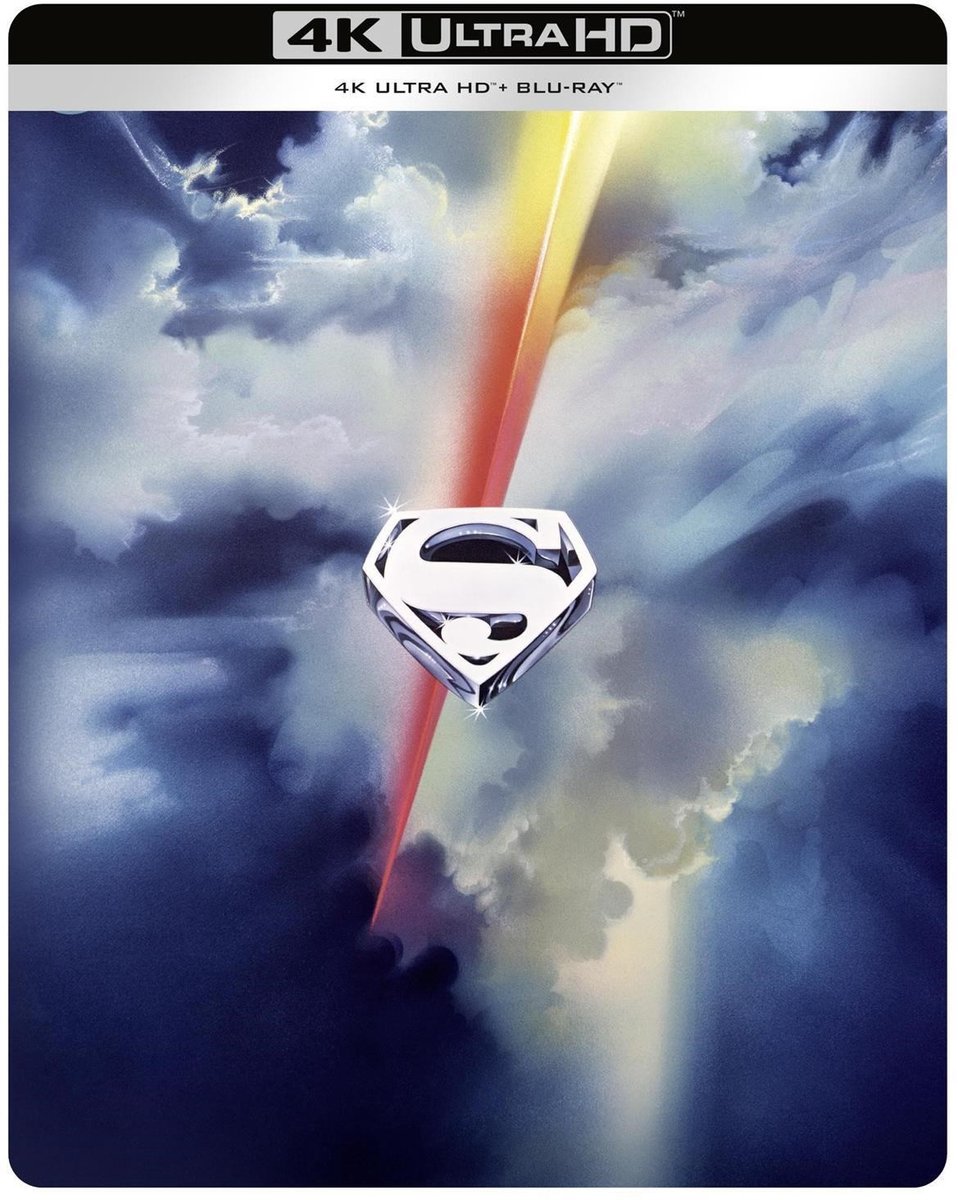 4K, Ultra HD, blu-ray, embleem Superman, diamantembleem