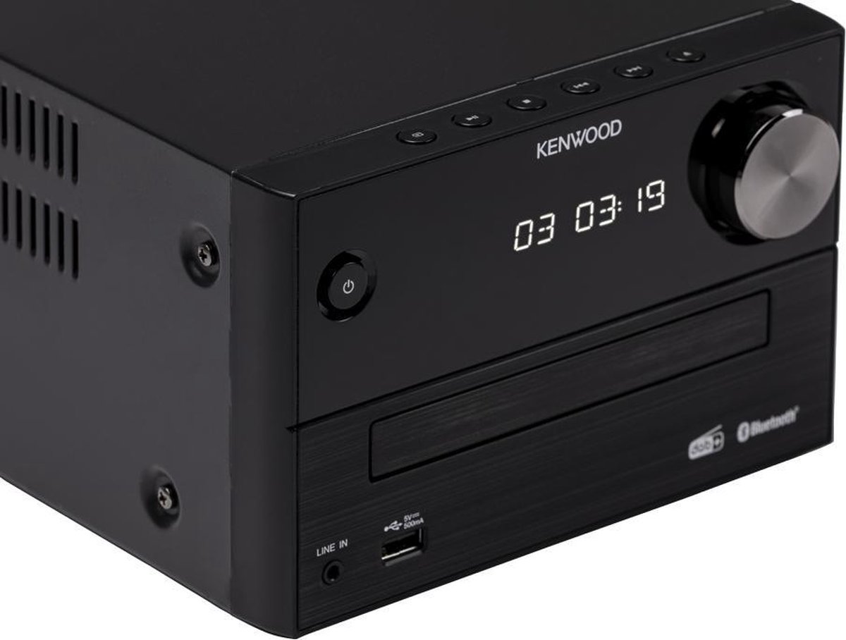 Kenwood M-420DAB - Micro DAB+ HiFi-systeem - Zwart
