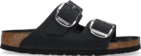 Birkenstock - Maat 41 - Arizona Dames Slippers Small fit - Black