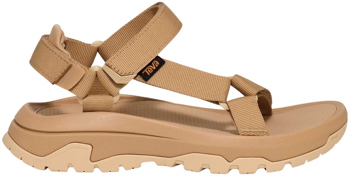 sandalen, sandalen met stevige zool, touwband, open sandaal, golf-achtige wandeling