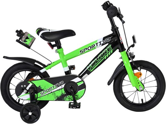 Volare Sportivo Kinderfiets - Jongens - 12 inch - Groen