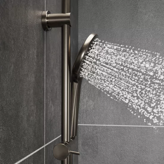 Round glijstangset ø12cm 3 functies Brushed GunMetal