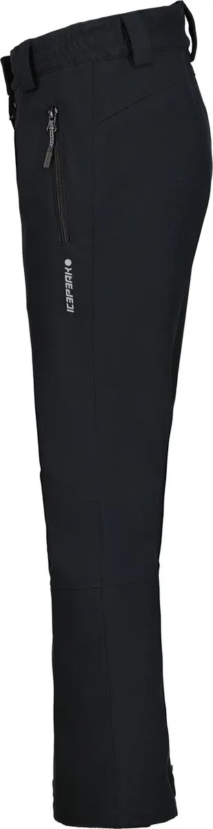 ICEPEAK - Maat 116 - LENEXA JR Softshell skibroek - Zwart