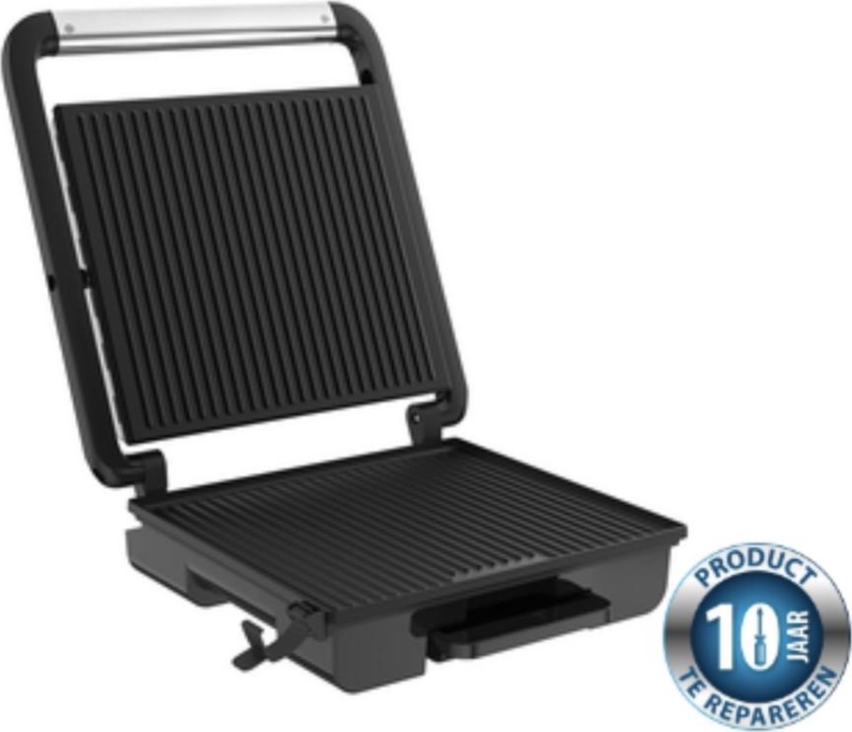 Tefal GC242D Inicio Grill Adjust - Contactgrill - multifunctionele paninigrill - RVS - 2000 W