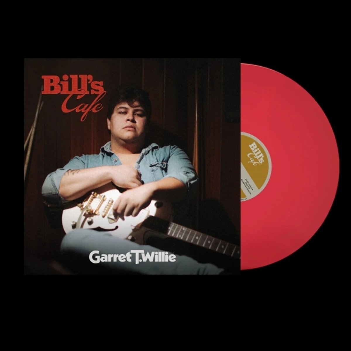 vinyl, groove, gitaar, rode vinyl, Garret T. Willie