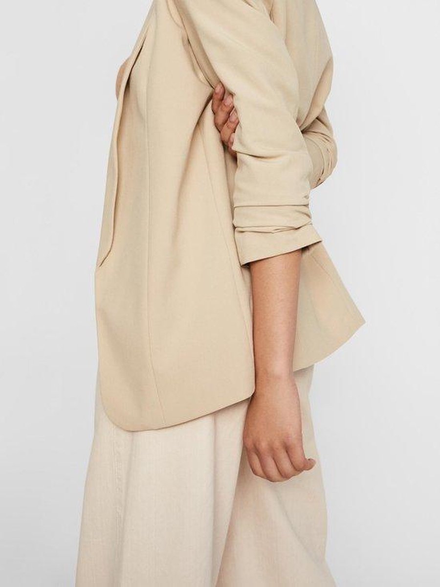 Pieces - Maat XL -  Dames 17090996 Boss 3/4 Blazer Noos White Pepper