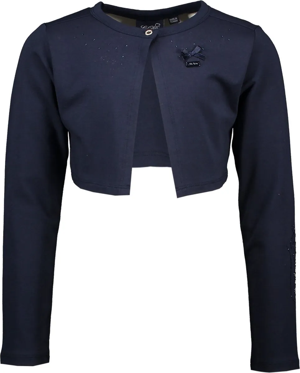 jasje, cropped, navy, kleding, accessoire