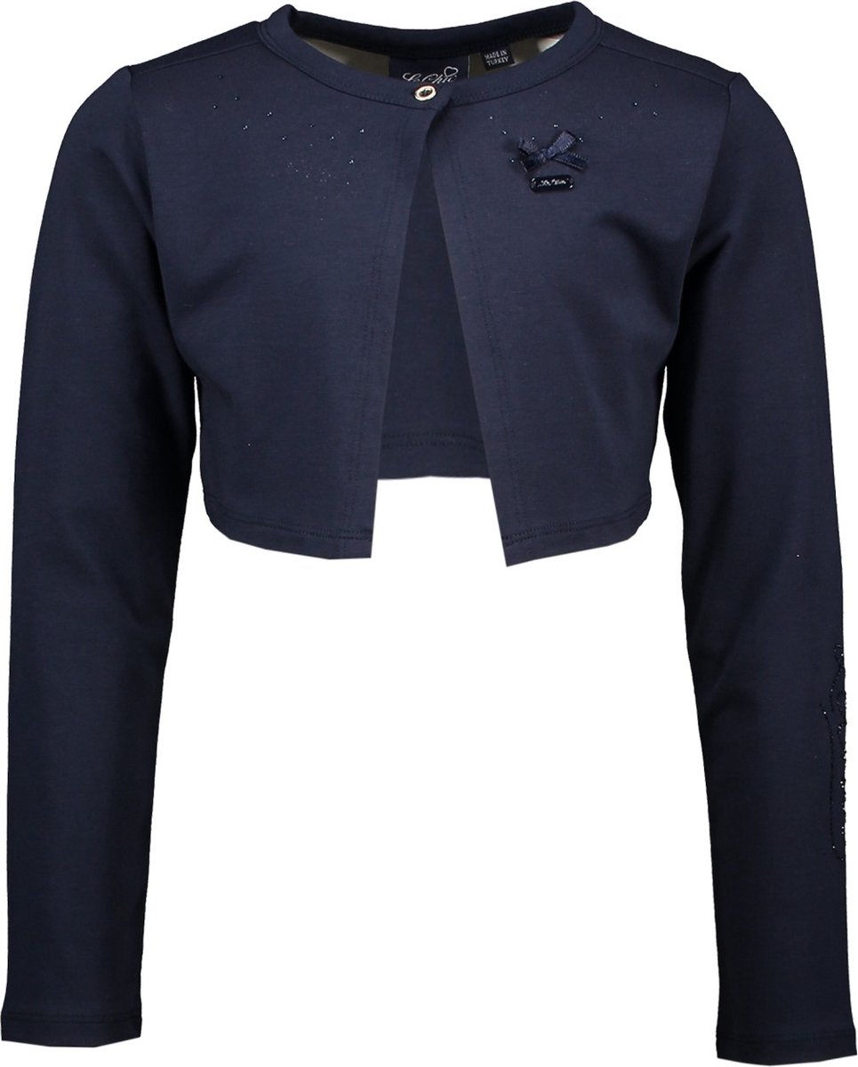 jasje, cropped, navy, kleding, accessoire