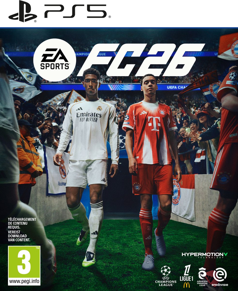 PS5, FIFA 26, EA Sports, voetbalspel, voetbal cover