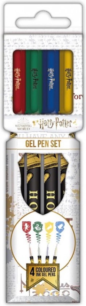 gelpen set, inzetset, set pennens, kleurig, HP-achtige