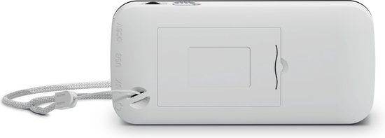 Techniradio RDR DAB+ zakradio - FM - AUX - USB - zaklamp - wit