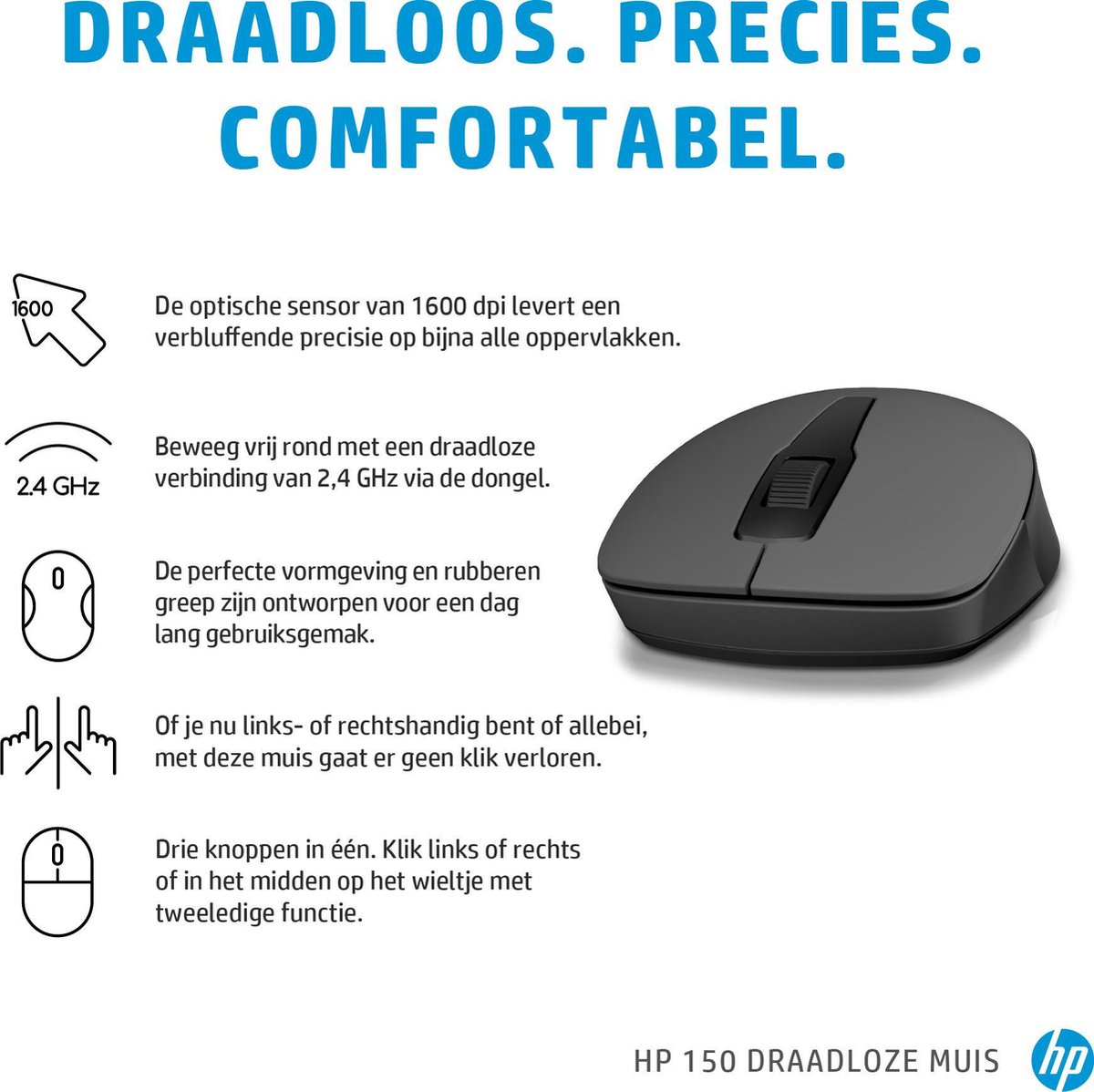 Wireless Mouse HP 2S9L1AA Black