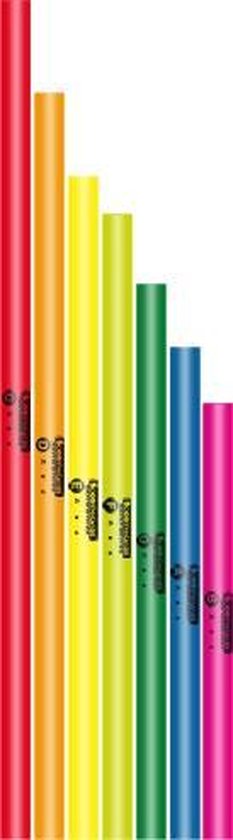 Boomwhackers BW-7SET - Set of 7 Bass tubes , Diatonic