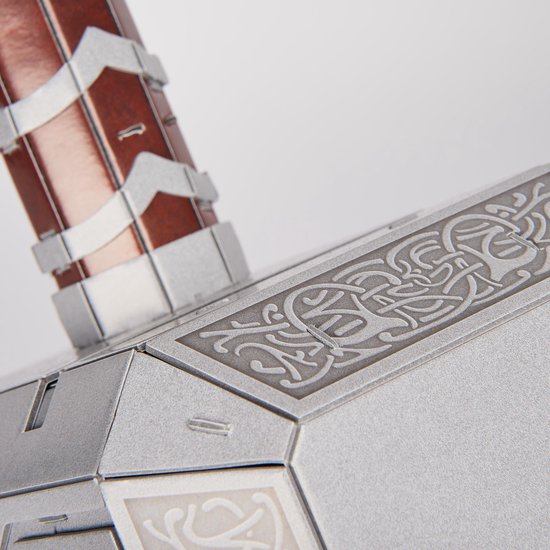 4D Build Marvel - Mjolnir Thor-hamer - 3D Puzzel - 87 stuks - kartonnen bouwpakket