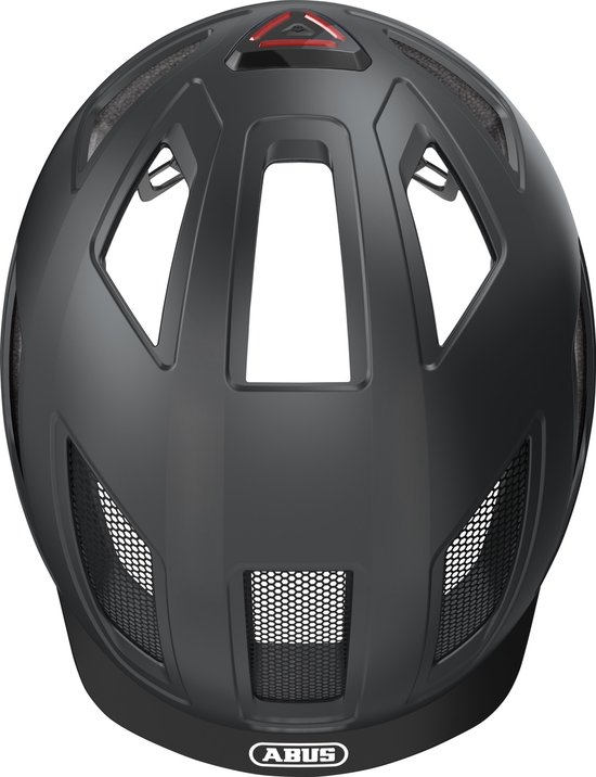 Fietshelm ABUS HYBAN 2.0 velvet black XL - 58-63 cm - zwart - Geschikt voor gebruik op elektrische fietsen - stadsfietsen - 510 g