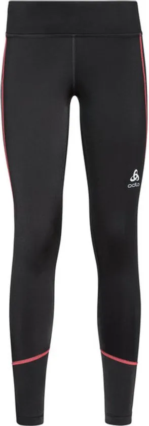 Odlo Maat M Godjul Tight Dames - Sportlegging - zwart/roze - Vrouwen