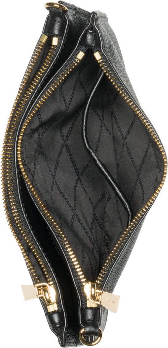 Michael Kors Double Pouch L Dames Crossbodytas - Zwart