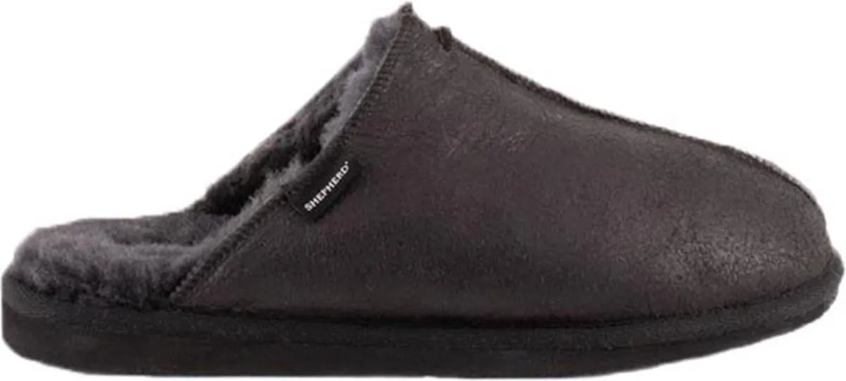 slipper, mocassin, schuimzijde, donker, comfort