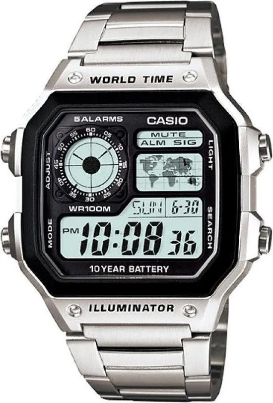 Casio Collection Men AE-1200WHD-1AVEF Heren Horloge - 42 mm