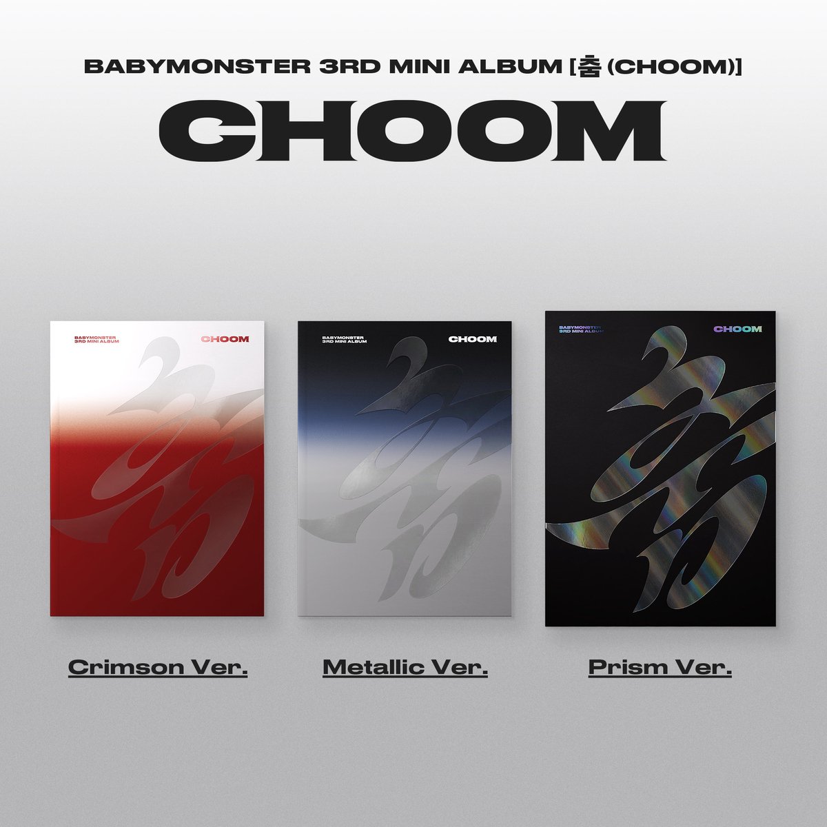 BabyMonster - 3rd Mini Album 'CHOOM' (Crimson Ver.)