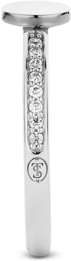 TI SENTO - Milano Ring 12116ZI - gerhodineerd zilver - 17.25mm