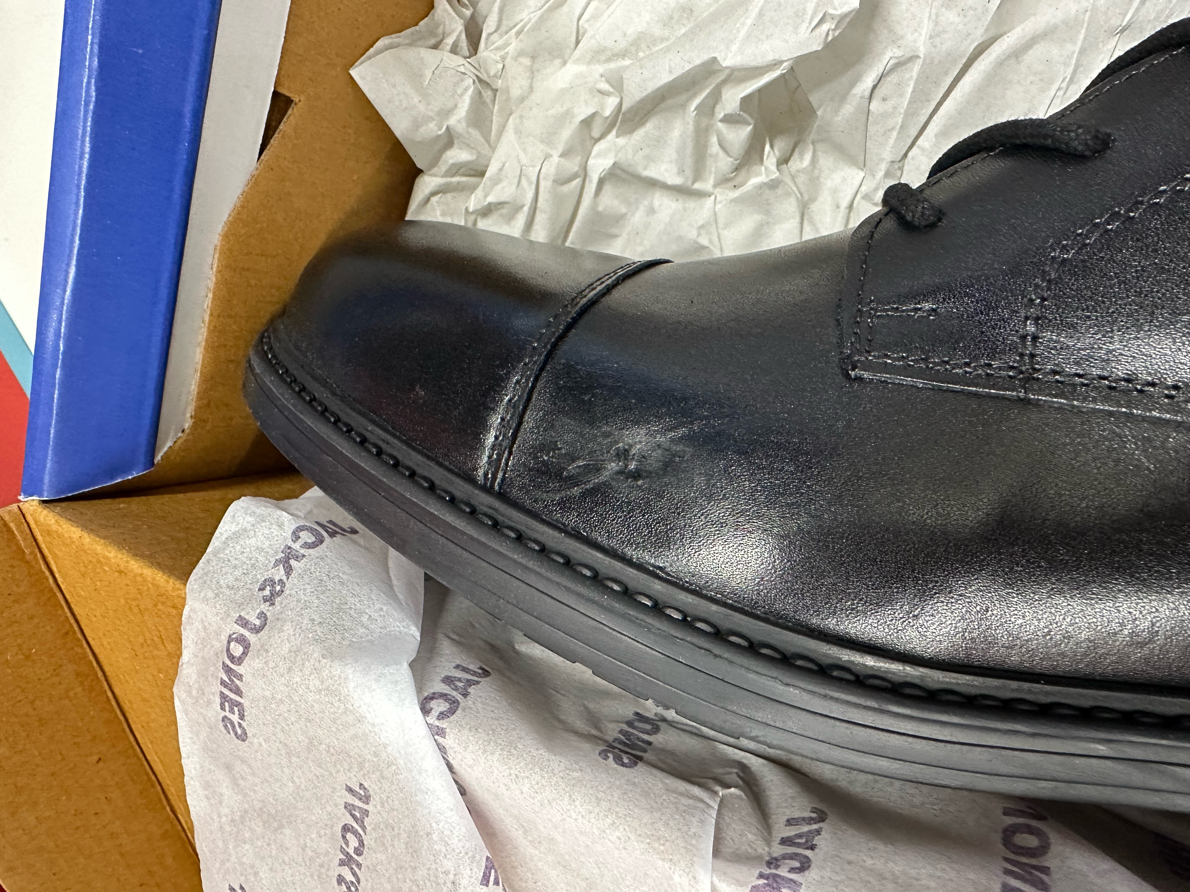 JACK&JONES - Maat 44 - JFWNICK JIO LEATHER BOOT Heren Laarzen