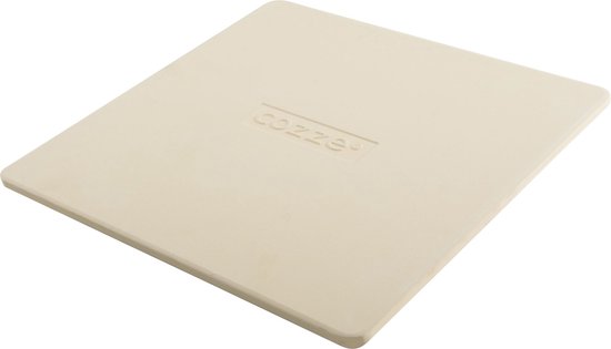 Cozze - Pizzasteen 34,5 x 34,5 cm - Keramiek - Beige