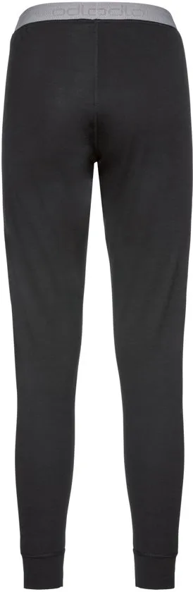 Odlo Suw Bottom Pant Natural 100% Merino Warm Dames Thermobroek - Black - Maat S