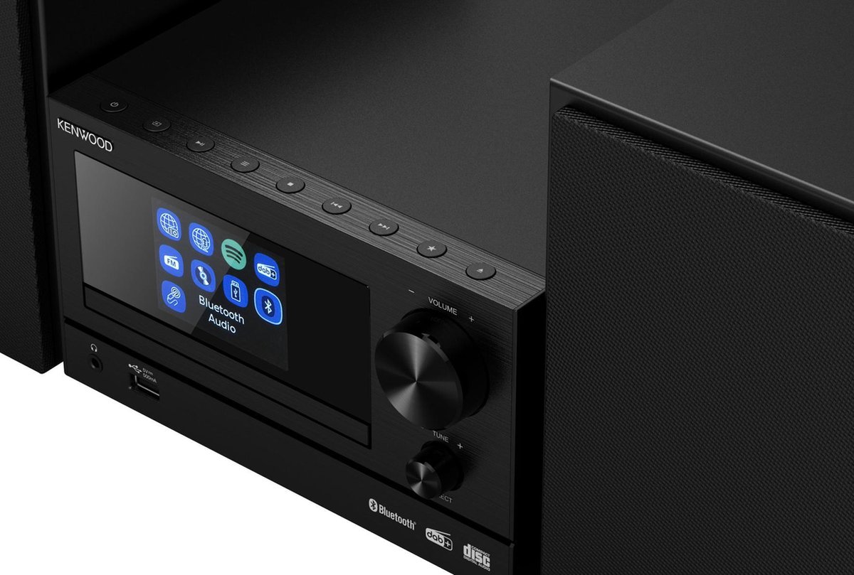Kenwood M-7000S - Smart Wifi Micro Systeem - Zwart