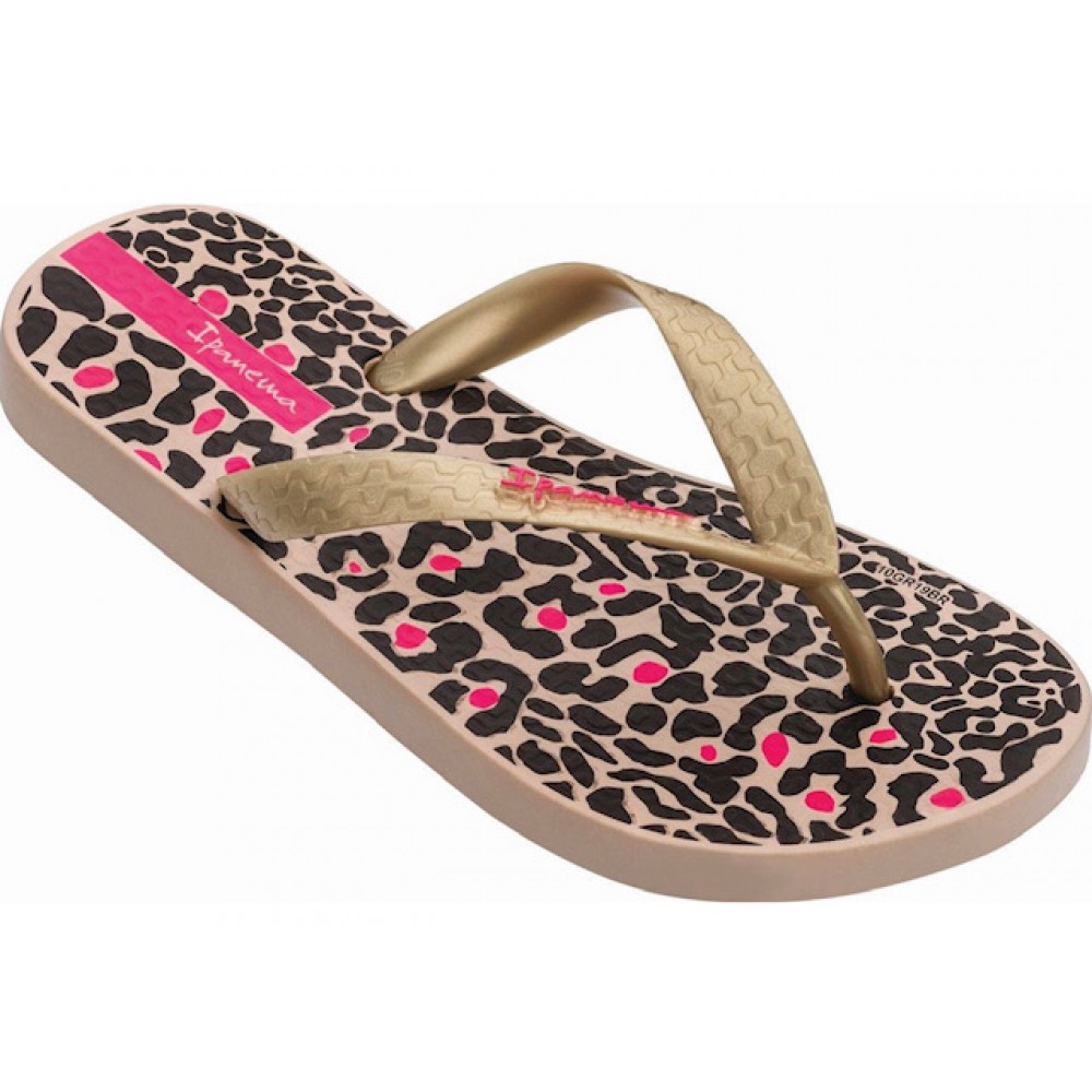flip-flops, slipper, sandalen, Leopardenprint, glitter