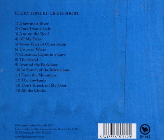 Lucky Fonz III - Life Is Short - CD