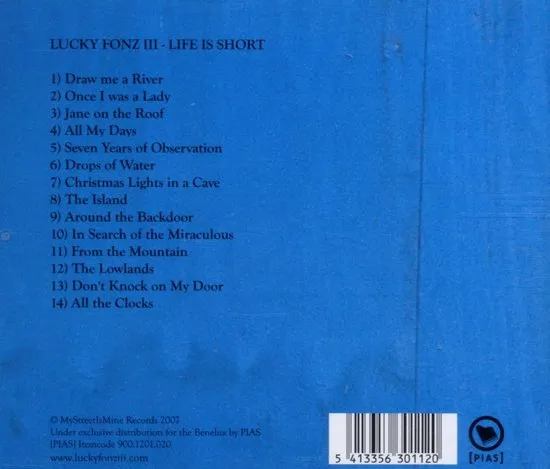 Lucky Fonz III - Life Is Short - CD