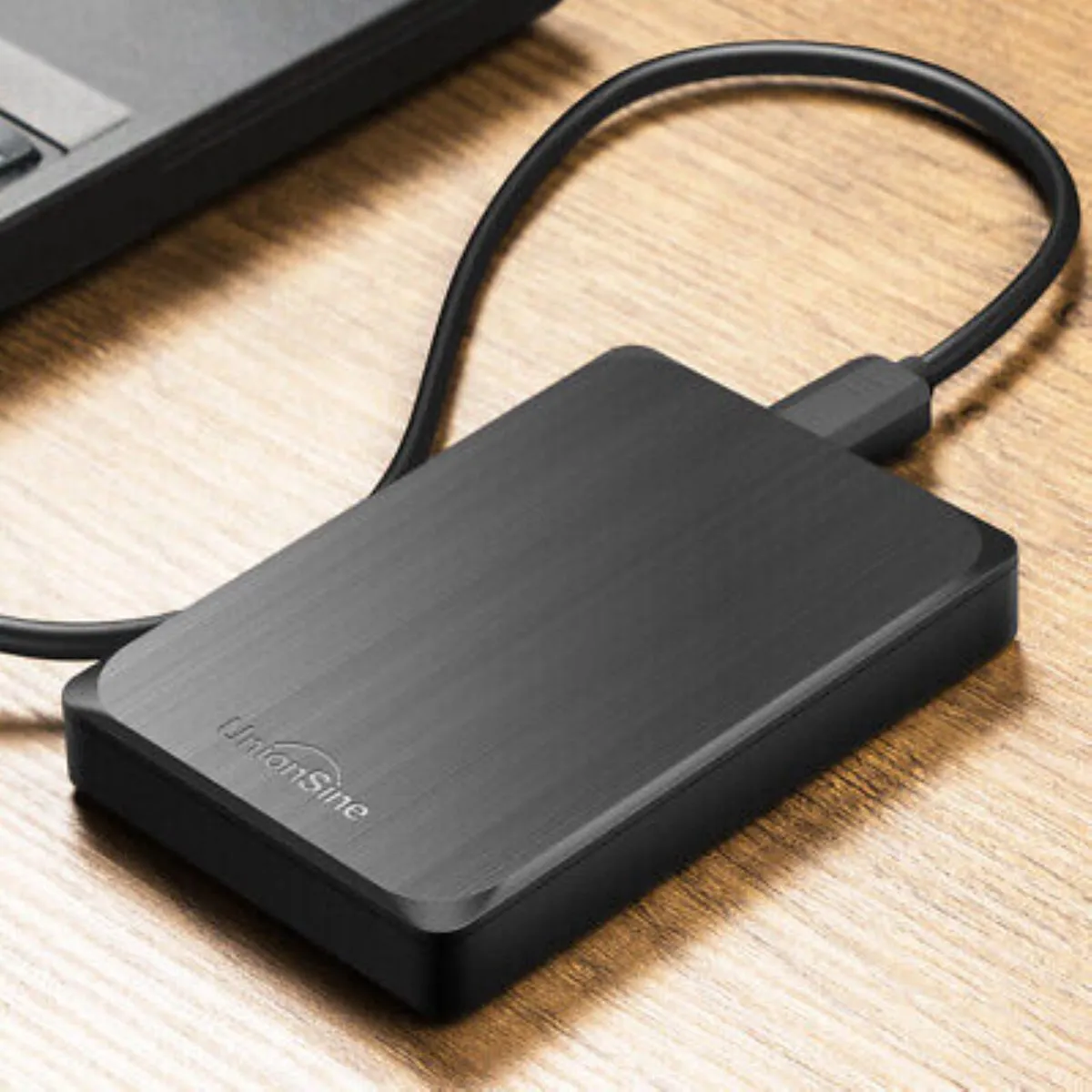 externe harde schijf, 2.5 inch, USB-A, slank, zwart