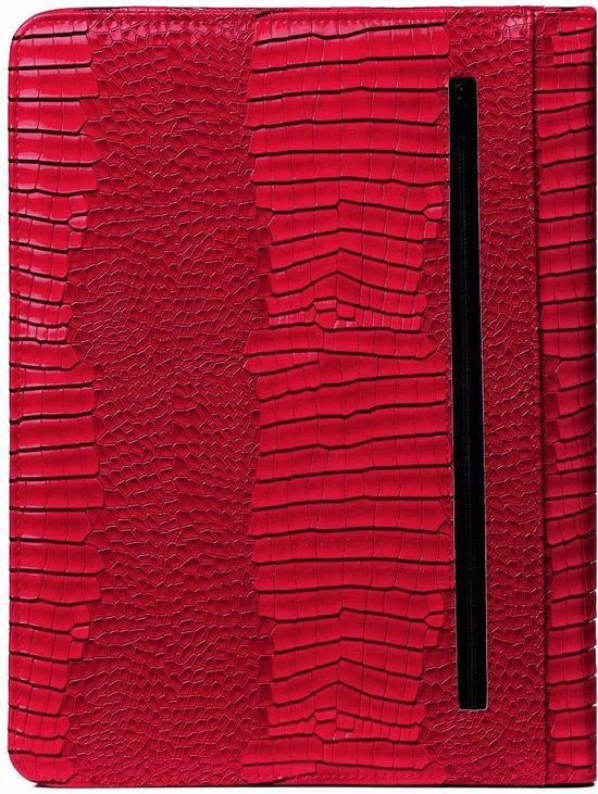Kalpa 2400-62 Alpstein schrijfmap rits gloss - croco rood