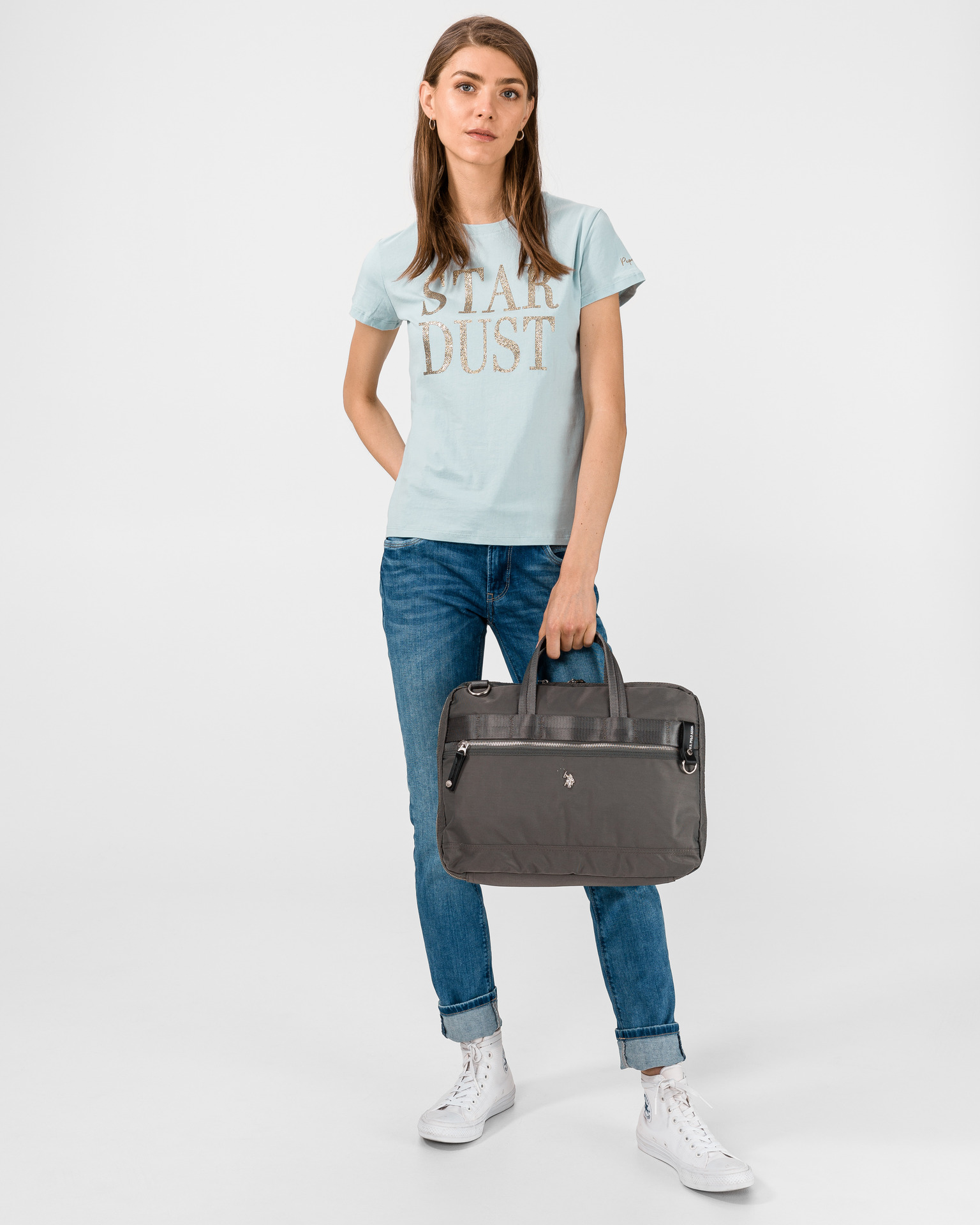 US POLO NEW WAGANER Tas Heren - Grijs
