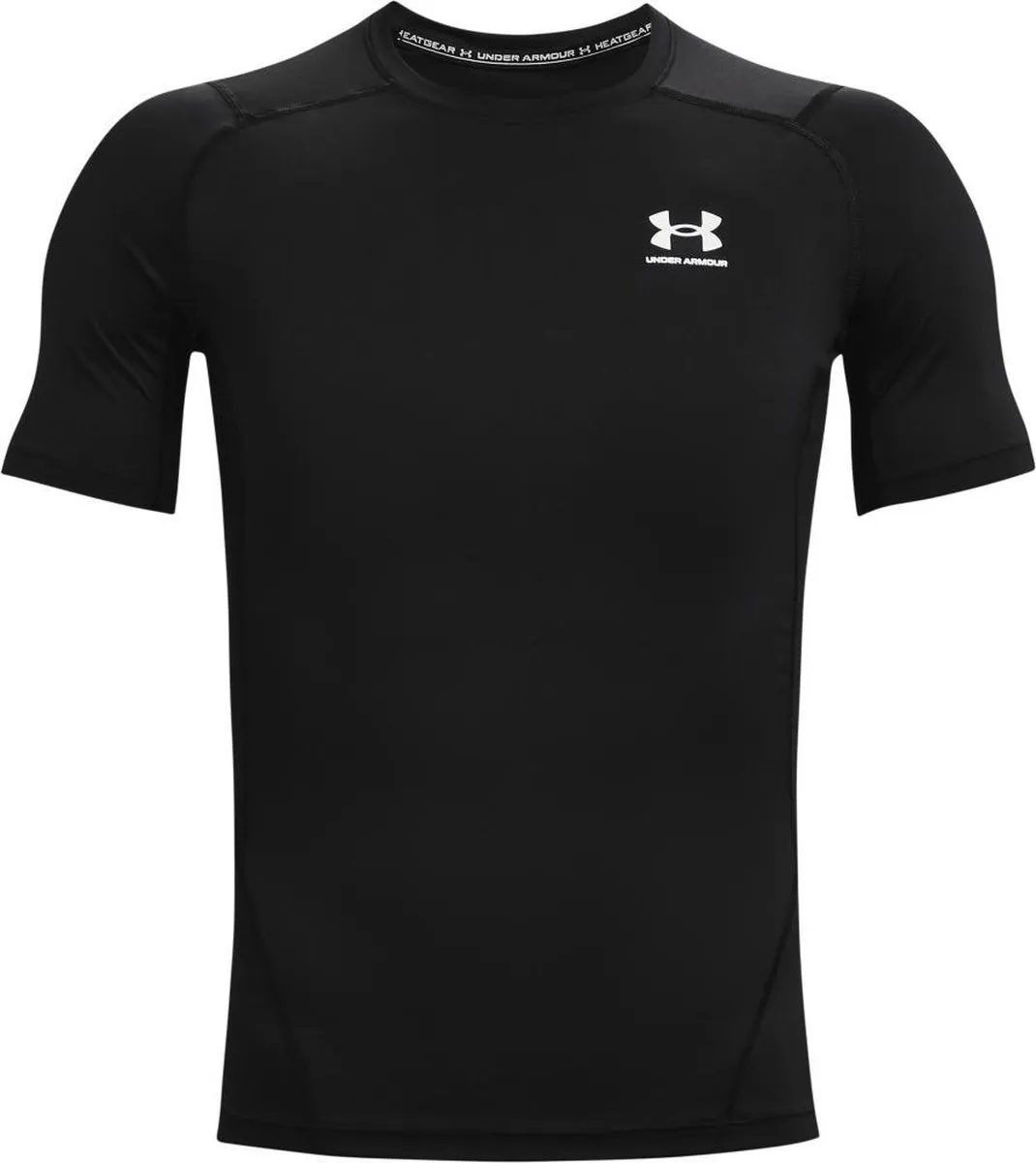Under Armour - Maat M - UA HG Armour Comp SS Heren Sportshirt
