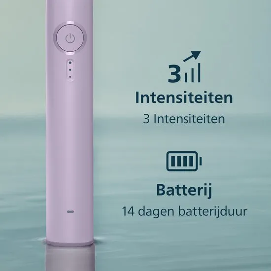 Philips Sonicare 3100 Series – Elektrische Tandenborstel – Paars – Wittere tanden – Met reisetui – HX4033/27