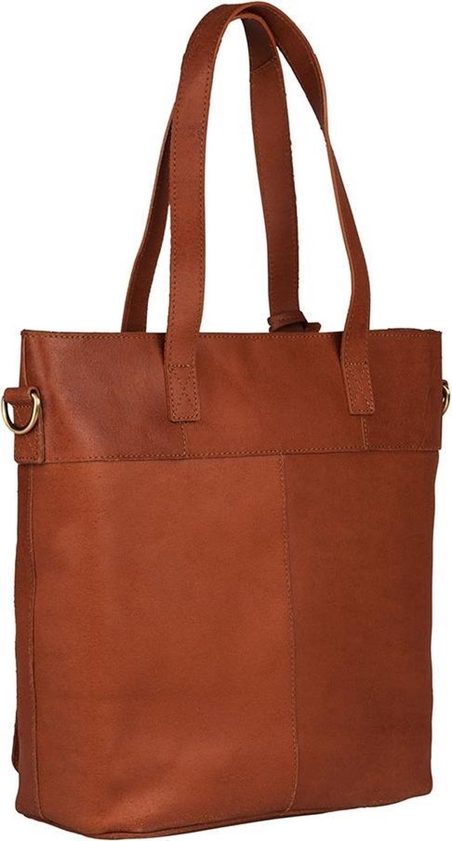 BURKELY Vintage Jade shopper - 14 inch - Cognac