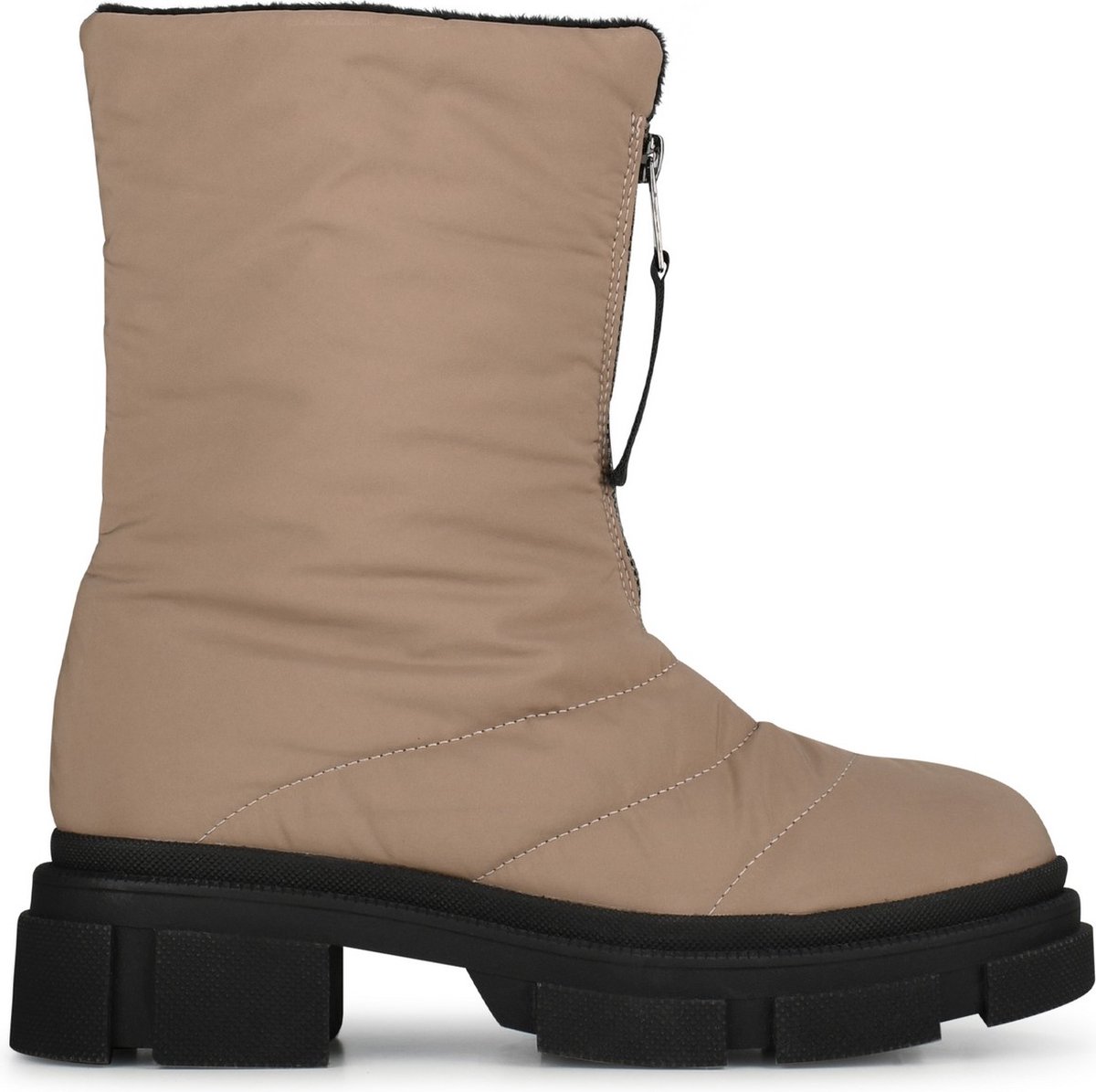 POSH by Poelman  - Maat 36 - MOON Dames Snowboots - Taupe