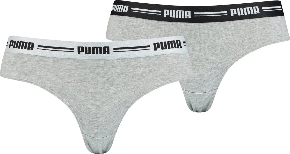 Puma - Maat L - Iconische Brazilian Dames Onderbroek - 2-pack