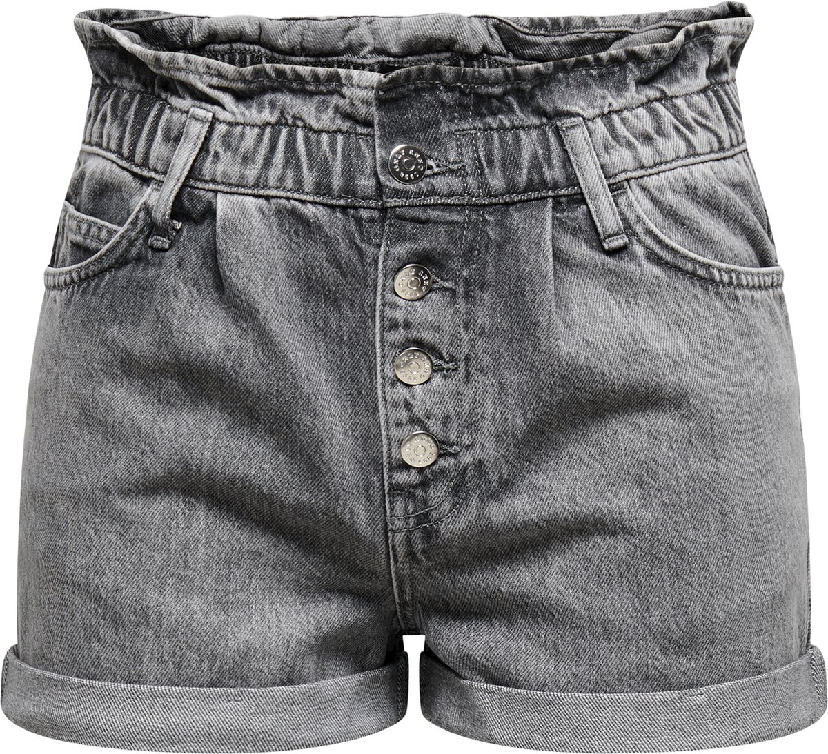 jeans, shorts, denim, grijs, knopen